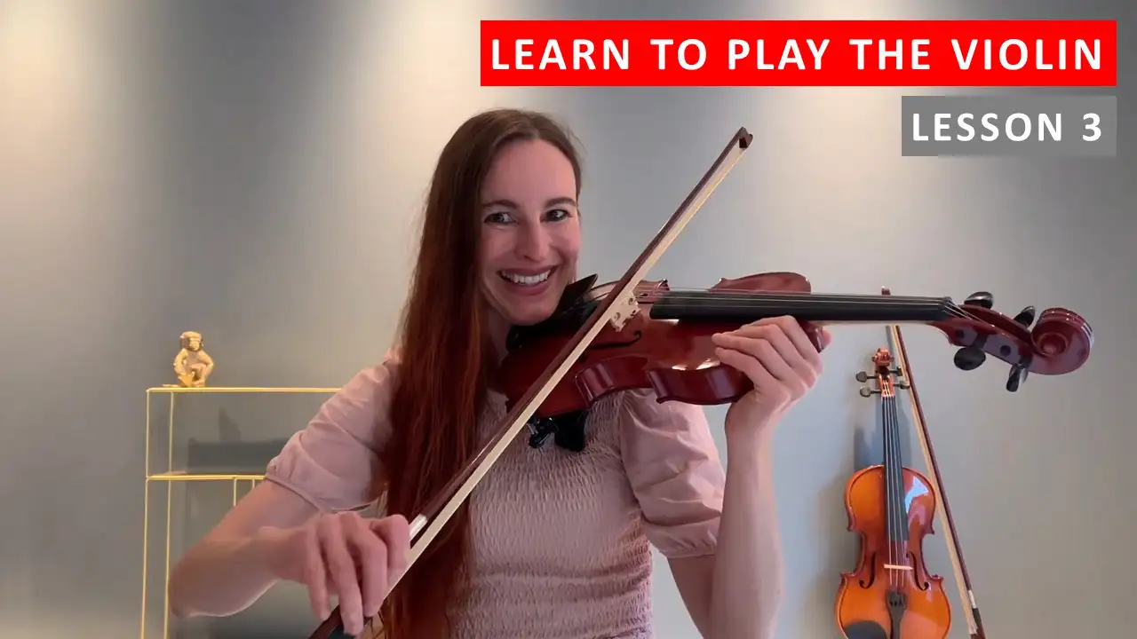 Learn to play the violin in a supercool way – English - Lesson 3 Air bow