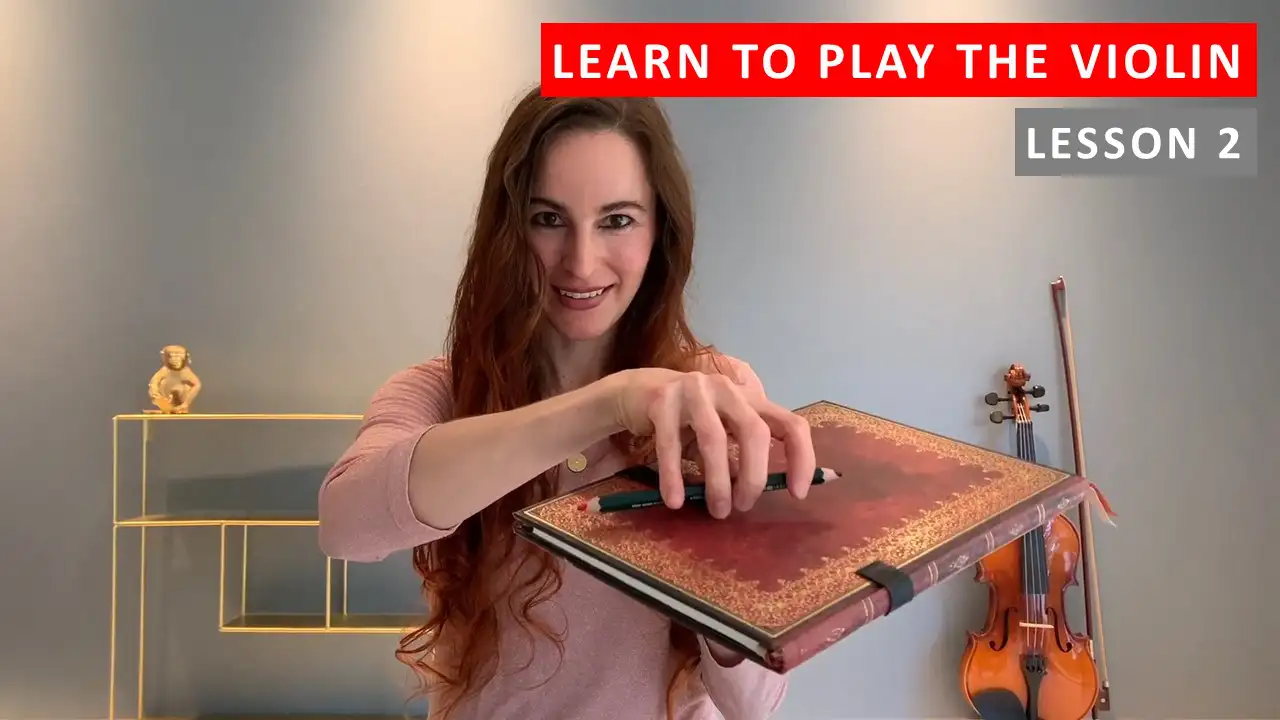 Learn to play the violin in a supercool way – English - Lesson 2 Holding the bow